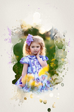Watercolor -Hailey