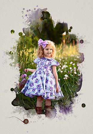 Watercolor HAILEY