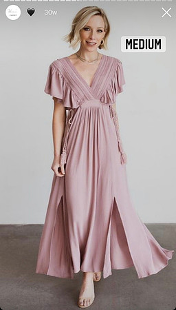 V Neck Pink - (M)